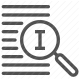 explore, find, inspect, lookup, magnifying glass, research, search icon