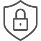 encryption, lock, privacy, protection, safety, security, shield icon