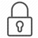 encryption, lock, padlock, privacy, protection, safety, security icon