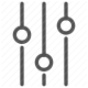 adjustments, configuration, controls, options, preferences, settings, setup icon