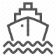 cargo, delivery, logistics, maritime, ship, shipping, transport icon