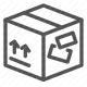 box, delivery, freight, logistics, package, parcel, shipping icon