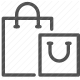 bag, commerce, purchase, retail, sale, shopping, store icon
