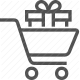 buy, checkout, ecommerce, gift, purchase, shopping cart, trolley icon