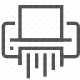 shredder, paper, destruction, office, machine, security, confidential, documents, cutting, electronics, paperwork, destroy, sensitive, equipment icon