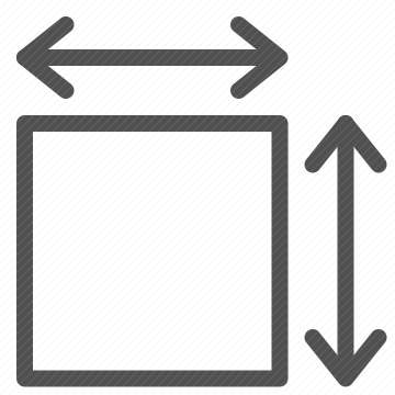 adjustment, sizing, resize, geometry, measure, calibration, height, scaling, metric, dimensions, length, width, measurement