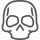 anatomy, bones, cranium, head, human, skeleton, skull icon