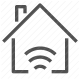 automation, connected, house, smart home, technology, wifi, wireless icon