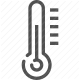 adjustment, automation, climate, sensor, smart home, temperature control, thermostat icon