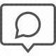 chat, communication, conversation, messaging, notification, social media, speech bubble icon