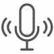 sound, recording, microphone, audio, communication, speech, voice icon