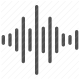 acoustic, audio, microphone, sound, sound waves, speech, voice recognition icon