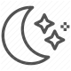 astronomy, moon, night, space, stars icon