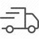 delivery, fast, logistics, motion, speed, transport, truck icon