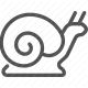 animal, nature, shell, slow, sluggish, snail, speed icon