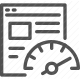 app, dashboard, gauge, measurement, speed, speedometer, vehicle, web icon