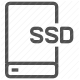 data, hardware, hosting, server, solid state drive, ssd, storage icon