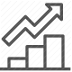 bull market, chart, finance, growth, investment, stock market, trend icon