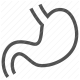 abdomen, digestion, gastric, human body, medical, organ, stomach icon