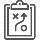 clipboard, management, planning, strategy, tactics icon