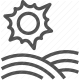 agriculture, farming, growth, nature, photosynthesis, planting, sun icon