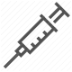 drug use, injection, medical equipment, needle, syringe icon