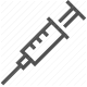 healthcare, injection, medical, medicine, needle, syringe, vaccination icon