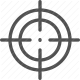 aim, bullseye, center, focus, goal, objective, target icon