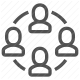 collaboration, cooperation, group, network, partnership, synergy, teamwork icon