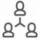 collaboration, cooperation, group, network, partnership, people, teamwork icon