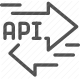 api, app, application, application programming interface, integration, software, technology icon