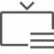 antenna, broadcast, electronic, entertainment, media, screen, television icon