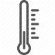 climate, cold, heat, measurement, temperature, thermometer, weather icon