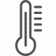 climate control, cold, cooling, freezer, refrigeration, temperature, thermometer icon