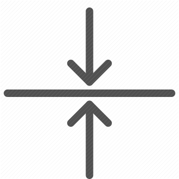 adjustment, arrow, up, precision, accuracy, measurement, horizontal, down