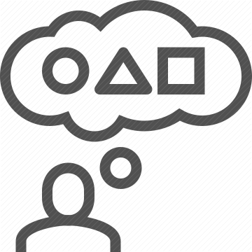 human, cloud, thinking, user, thought bubble