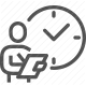 clock, deadline, efficiency, planning, productivity, schedule, time management icon