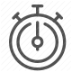 chronometer, countdown, precision, stopwatch, time, timer, track time icon