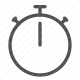 chronometer, countdown, seconds, stopwatch, time management, timer, track time icon