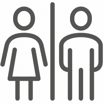 toilet, restroom, bathroom, women, facilities, gender symbols, men