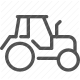 agriculture, faming, farm, farm equipment, farming, heavy machinery, industrial, landscaping, local farming, machine, rural, tractor, transport, vehicle icon