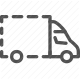 available, cargo, delivery, empty, freight, logistics, shipping, transport, truck icon