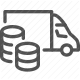 cargo transport, courier, delivery service, freight, logistics, shipment, truck delivery icon