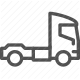 cargo, delivery, delivery service, delivery truck, empty, freight, logistics, shipment, shipping, transportation, truck, vehicle icon