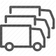 delivery, fleet, logistics, supply chain, transportation, truck management, vehicle tracking icon