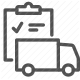 cargo handling, delivery, fleet management, logistics, transportation, truck management, vehicle tracking icon