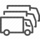 cargo, commercial, delivery, driving, fleet, logistics, parking, transport, transportation, truck, trucks, vehicle icon