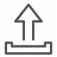 arrow, direction, navigation, point, up, upload icon