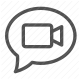 camera, chat, communication, meeting, online, video conference, webinar icon