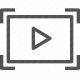 clip trim, editing software, film making, media player, play button, timeline, video editing icon